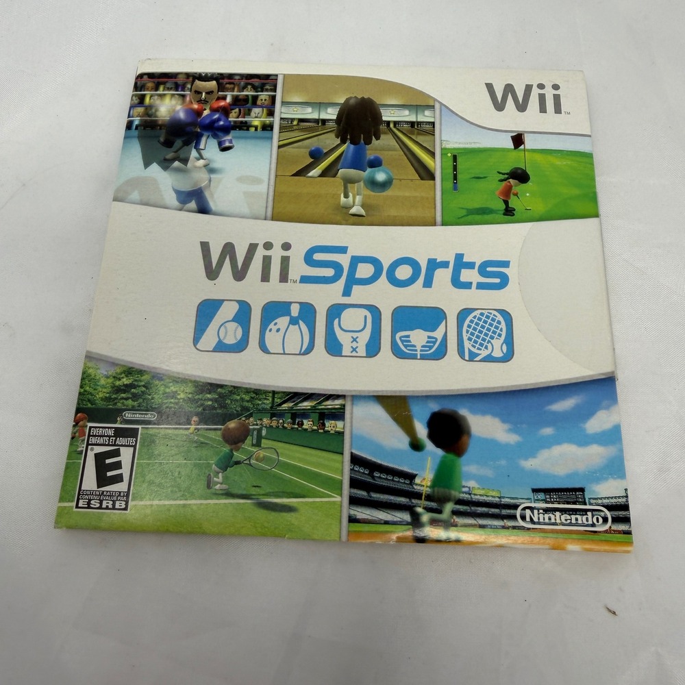 Nintendo Wii Sports Game Cardboard Sleeve Bundle Version Sealed NTSC-U/C